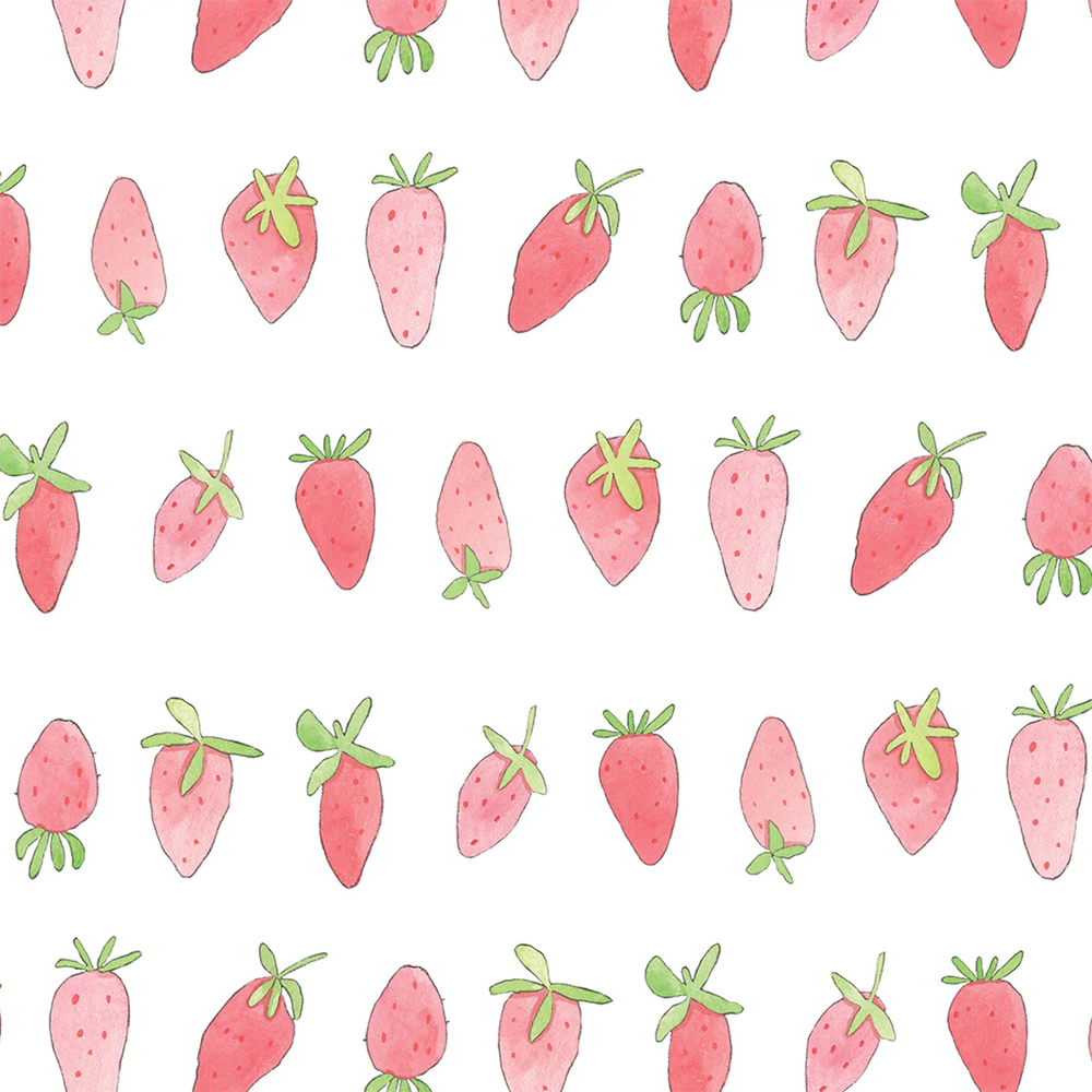 Sara Fitz Wrapping Paper - Strawberries