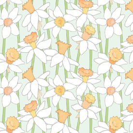 Sara Fitz Sara Fitz - Wrapping Paper - Daffodil