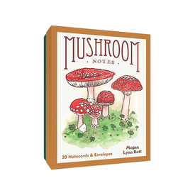 Chronicle Mushroom Notecards Box Set of 20 Cards
