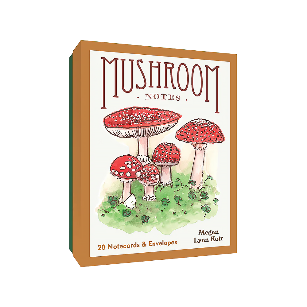 Chronicle Mushroom Notecards Box Set of 20 Cards