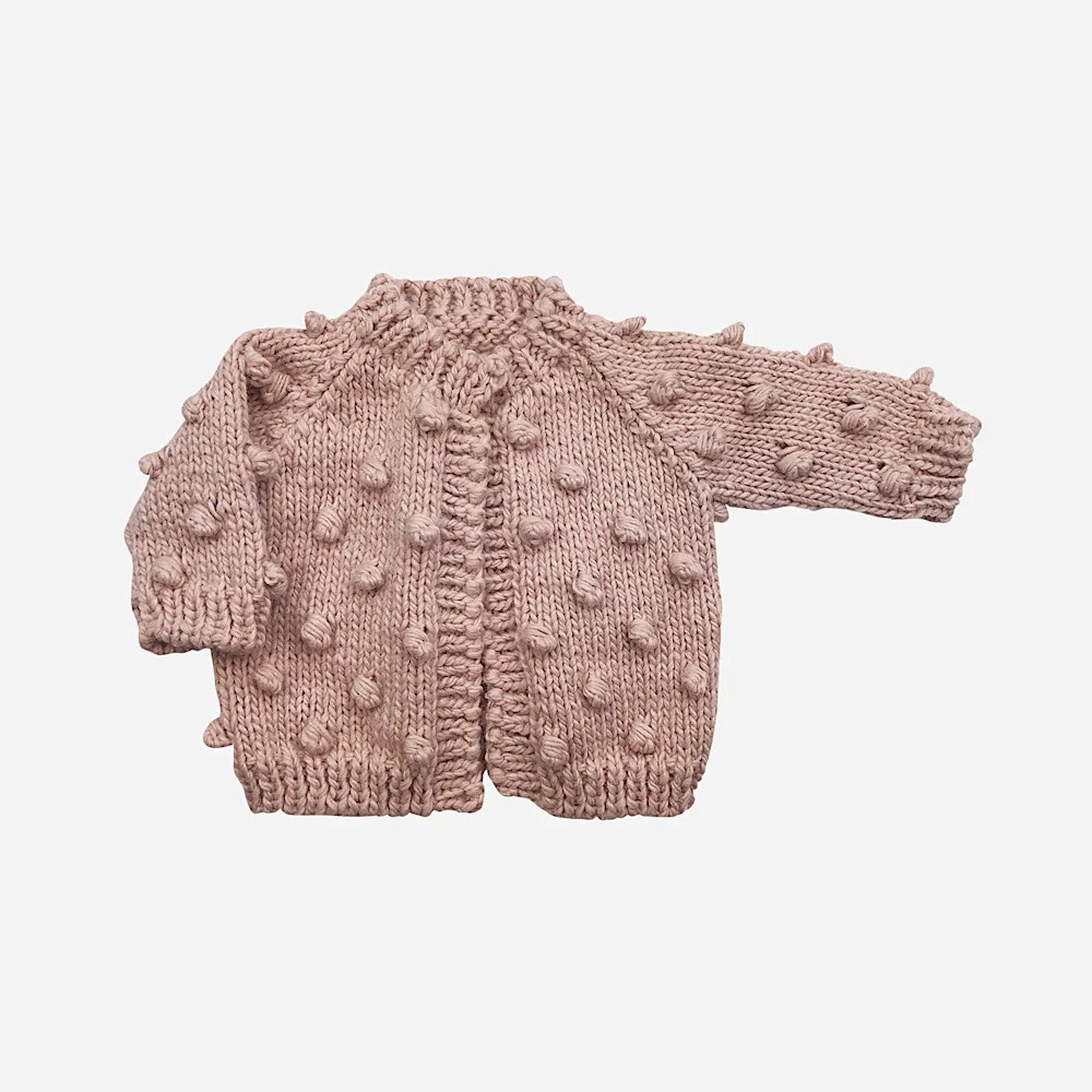 The Blueberry Hill The Blueberry Hill Baby Popcorn Cardigan Blush