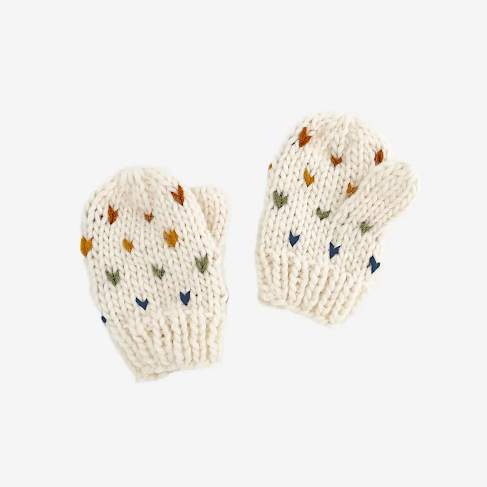 The Blueberry Hill Baby Sawyer Mittens Retro