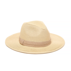 San Diego Hat Company Out of Office Ultrabraid Fedora w/ Chambray