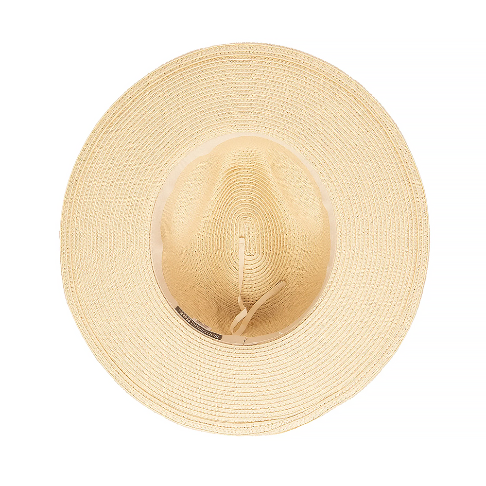 Out of Office Ultrabraid Panama Fedora w/ Chambray Band