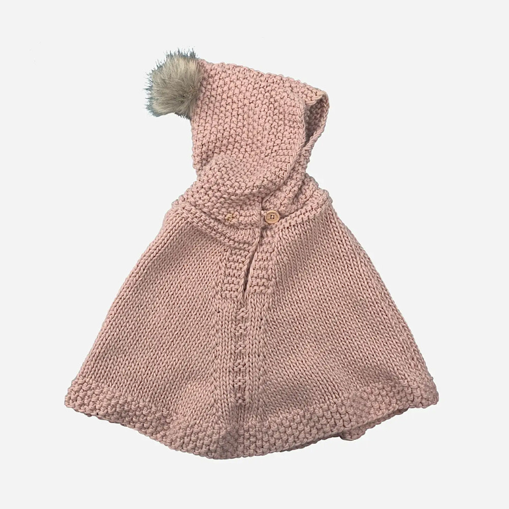 The Blueberry Hill The Blueberry Hill Baby Poncho - Blush