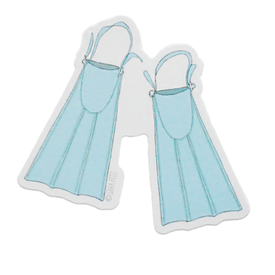 Sara Fitz Sara Fitz - Sticker - Swim Fins