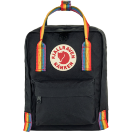 Fjallraven Arctic Fox LLC Fjallraven - Kanken Mini Backpack - Black Rainbow