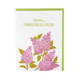 Smudge Ink Smudge Ink Card - Blooming Lilacs
