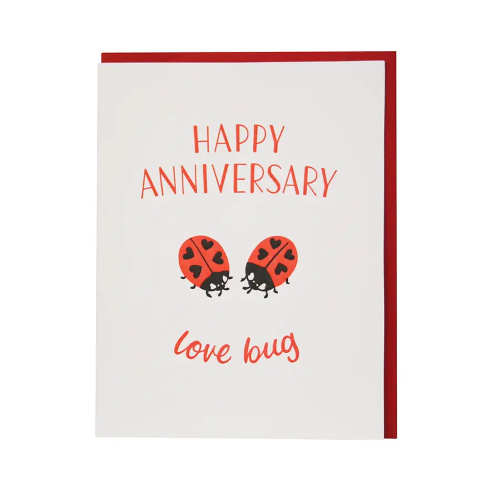 Smudge Ink Smudge Ink - Little Ladybugs Anniversary Card