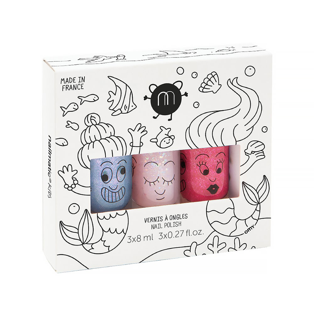 Nailmatic Nailmatic - Nail Polish 3 Pack - Mermaid