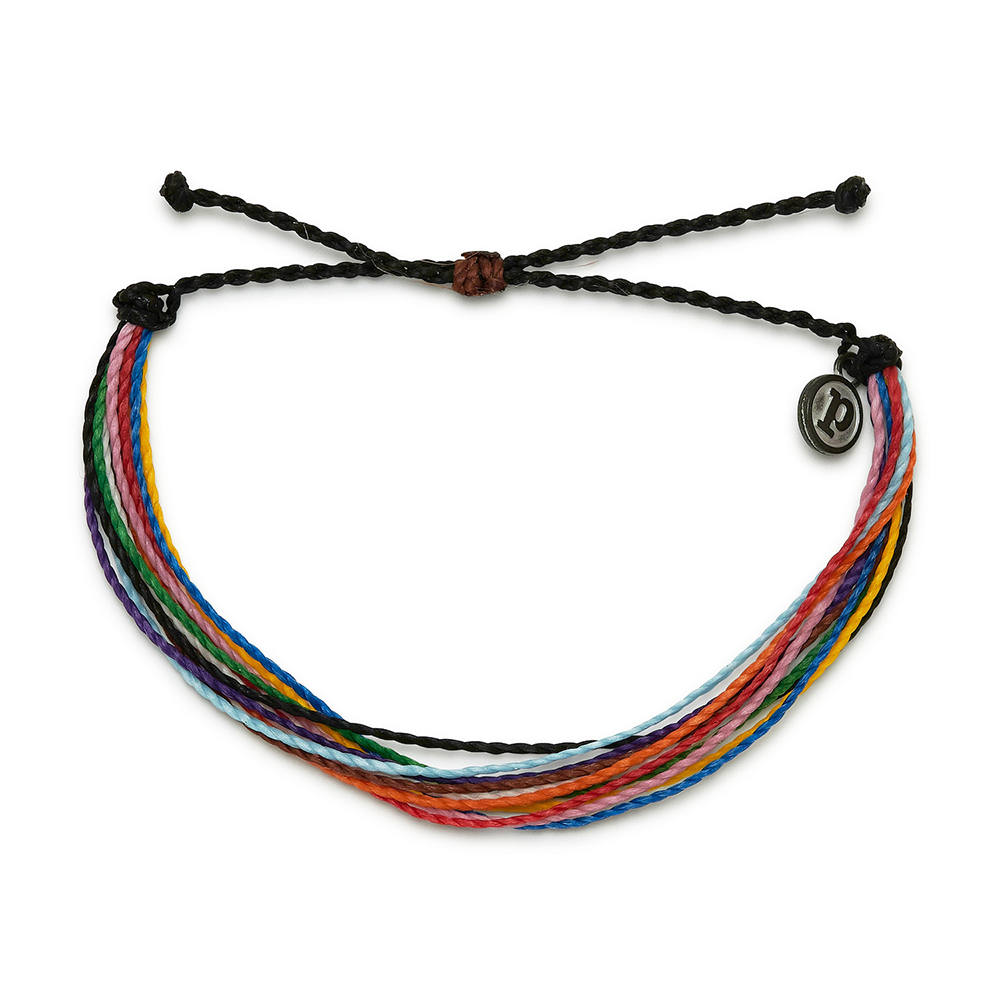 Pura Vida Pura Vida - Charity Original Bracelet - Progress Pride