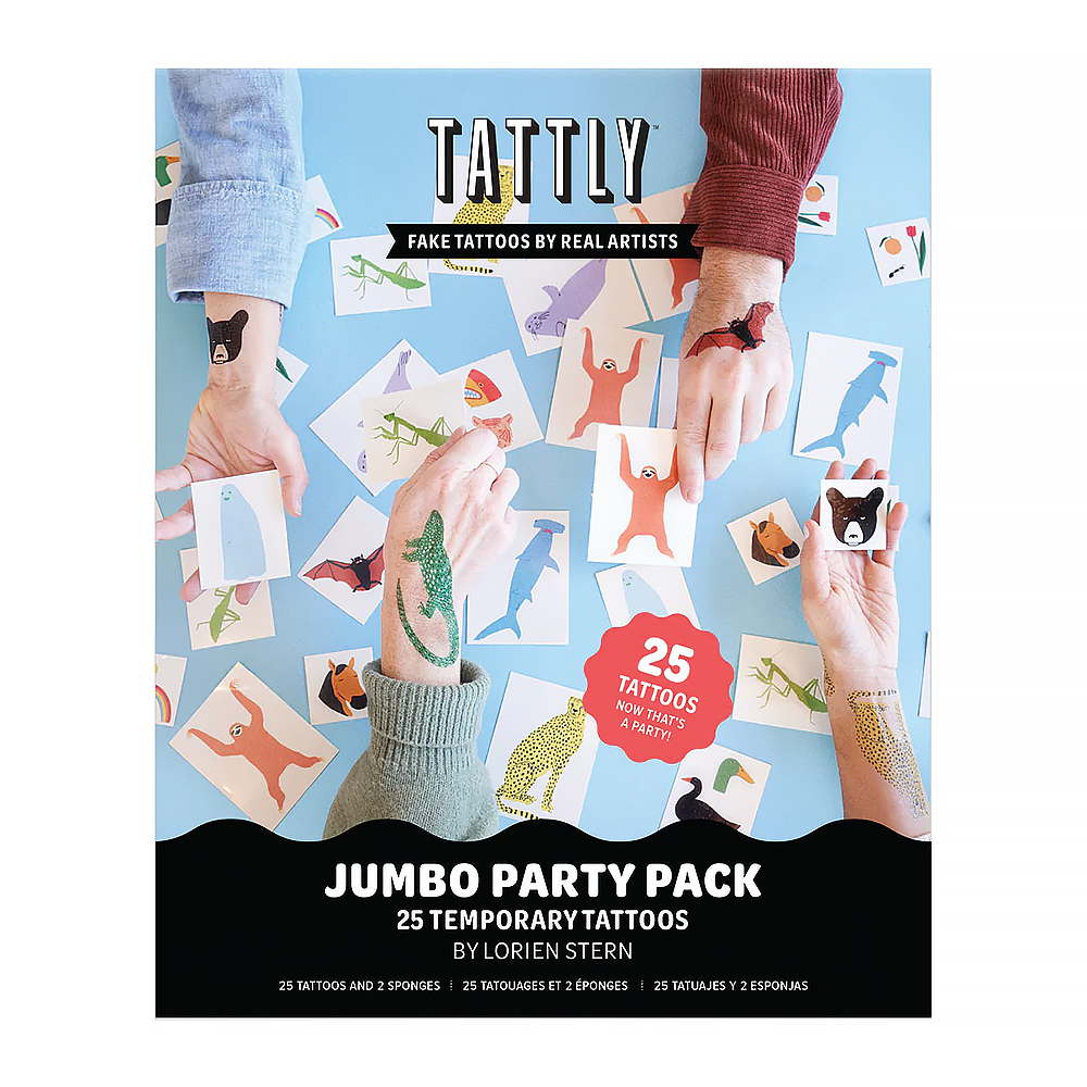 Tattly Tattoo Jumbo Party Pack - Lorien Stern