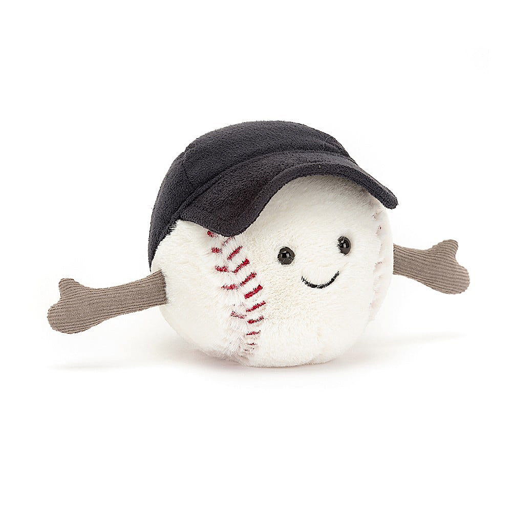 Jellycat Amuseable Sports Baseball - 4 Inches