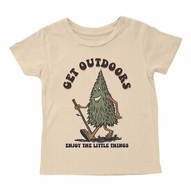 Tiny Whales Tiny Whales Get Outdoors Short Sleeve Tee - Sand
