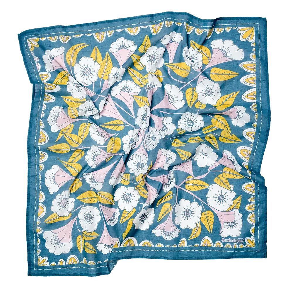 Handker (Hemlock) Handker 34" Wild Rag Bandana - Evangeline