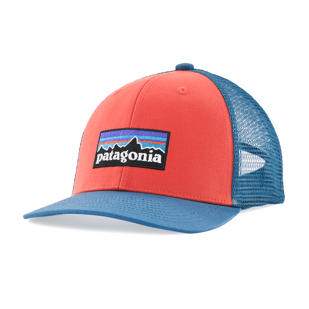 Patagonia Kids Trucker Hat P-6 Logo: Sumac Red