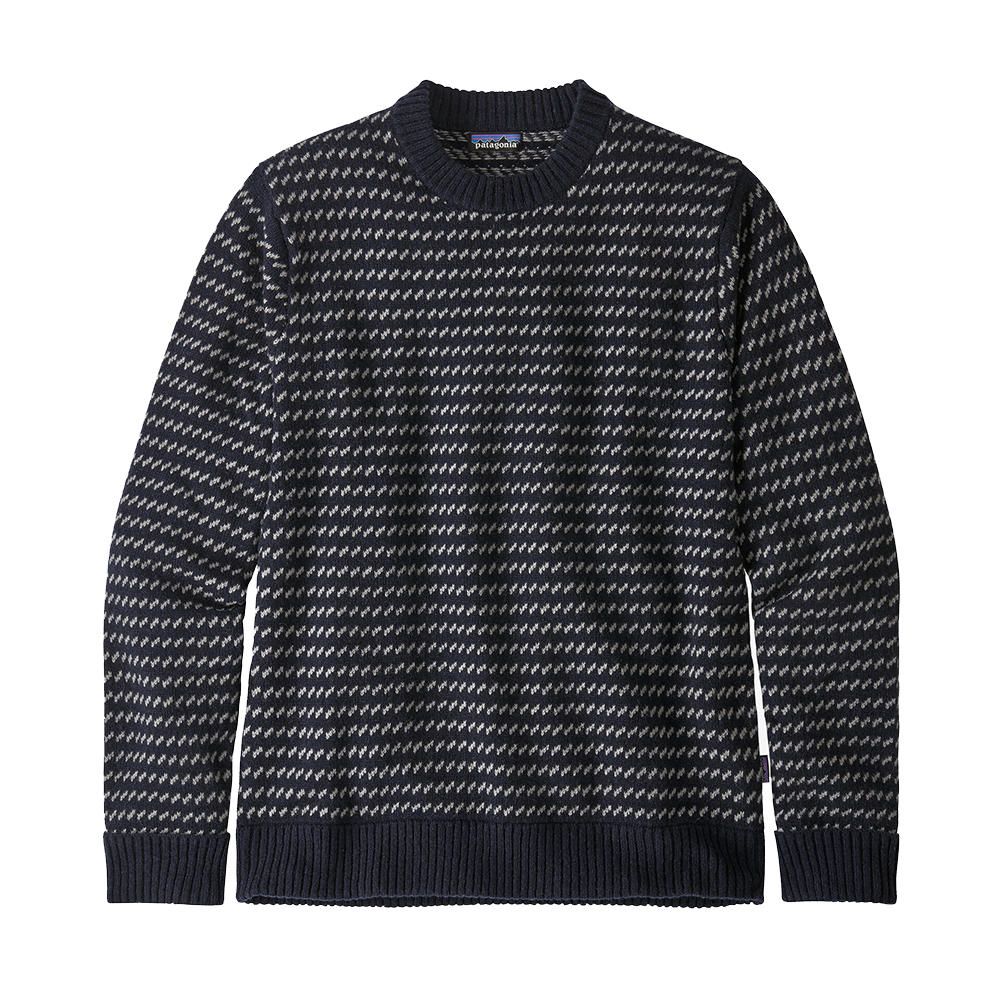 Patagonia - Mens Recycled Wool-Blend Sweater - Classic Navy