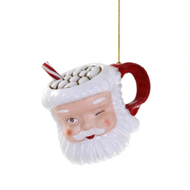Cody Foster & Co Ornament - Vintage Santa Mug