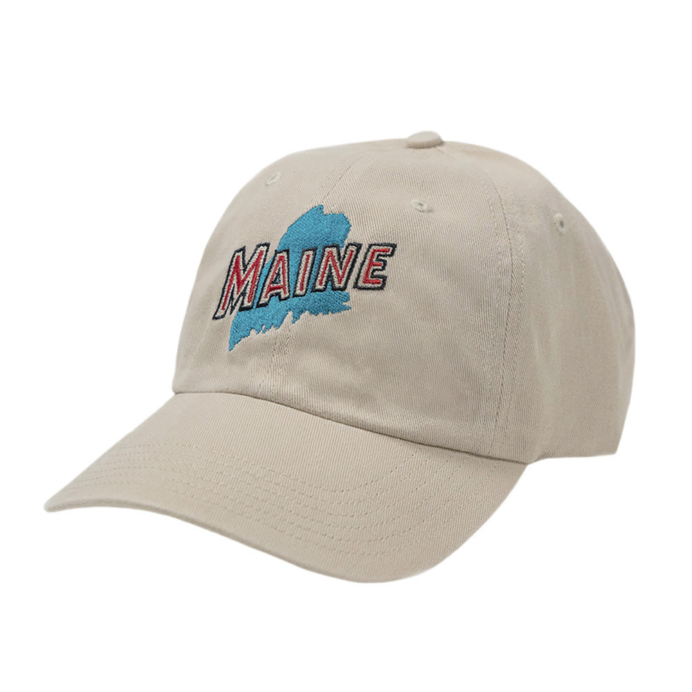 Retro Maine Adult Hat - Stone