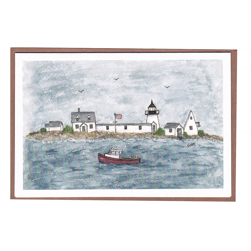 Cindy Shaughnessy Cindy Shaughnessy - Goat Island Lighthouse Card