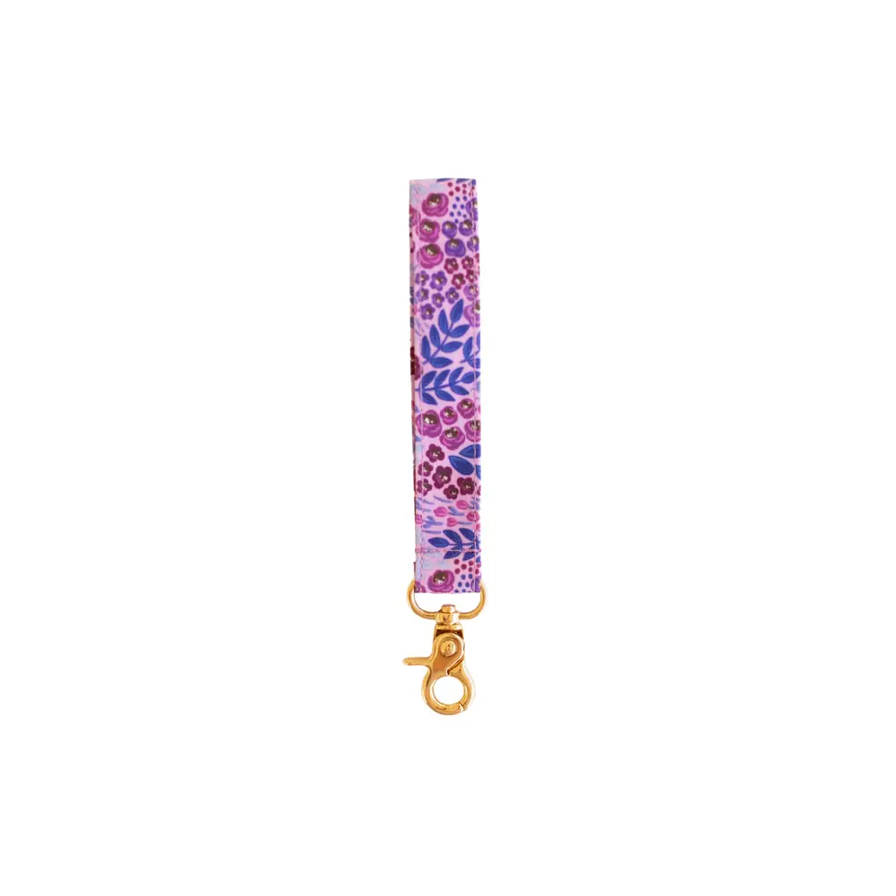 Elyse Breanne Design Elyse Breanne Design - Wristlet Keychain - Purple Wildflowers
