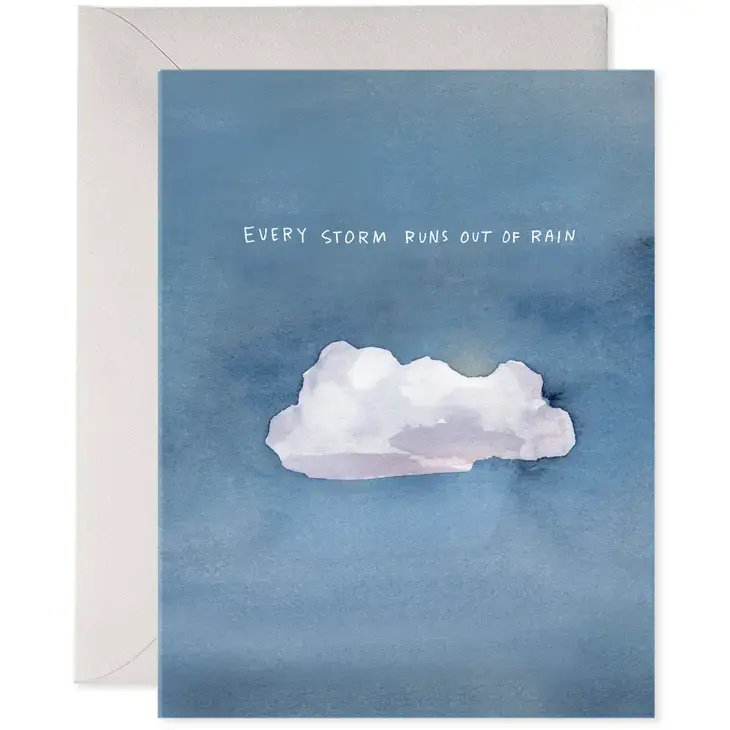 E. Frances - Every Storm Sympathy Card
