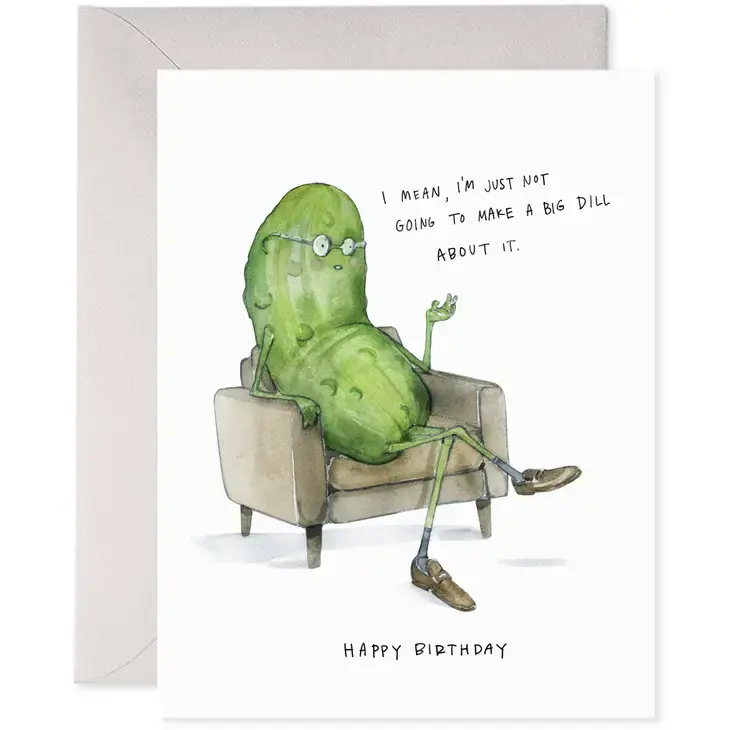 E Frances Paper E. Frances Card - Big Dill Pickle Birthday