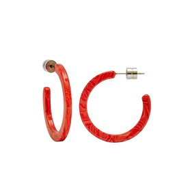 Machete Machete - Mini Hoop Earrings - Poppy