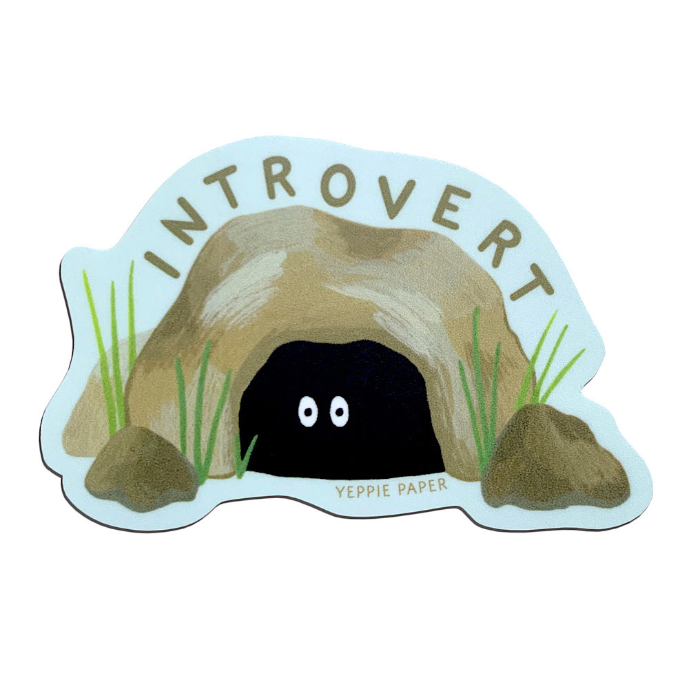 Yeppie Paper Yeppie Paper Sticker - Introvert