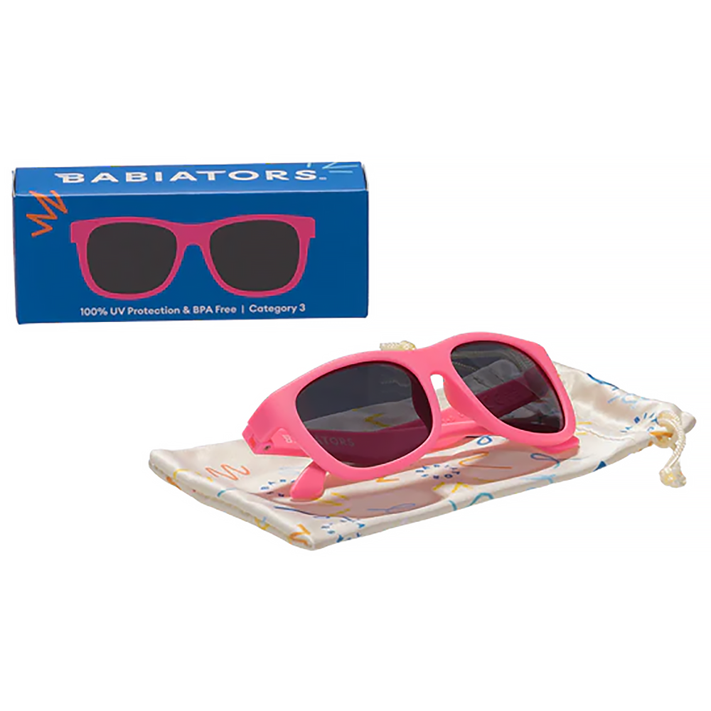 Babiators Sunglasses - Navigator - Think Pink