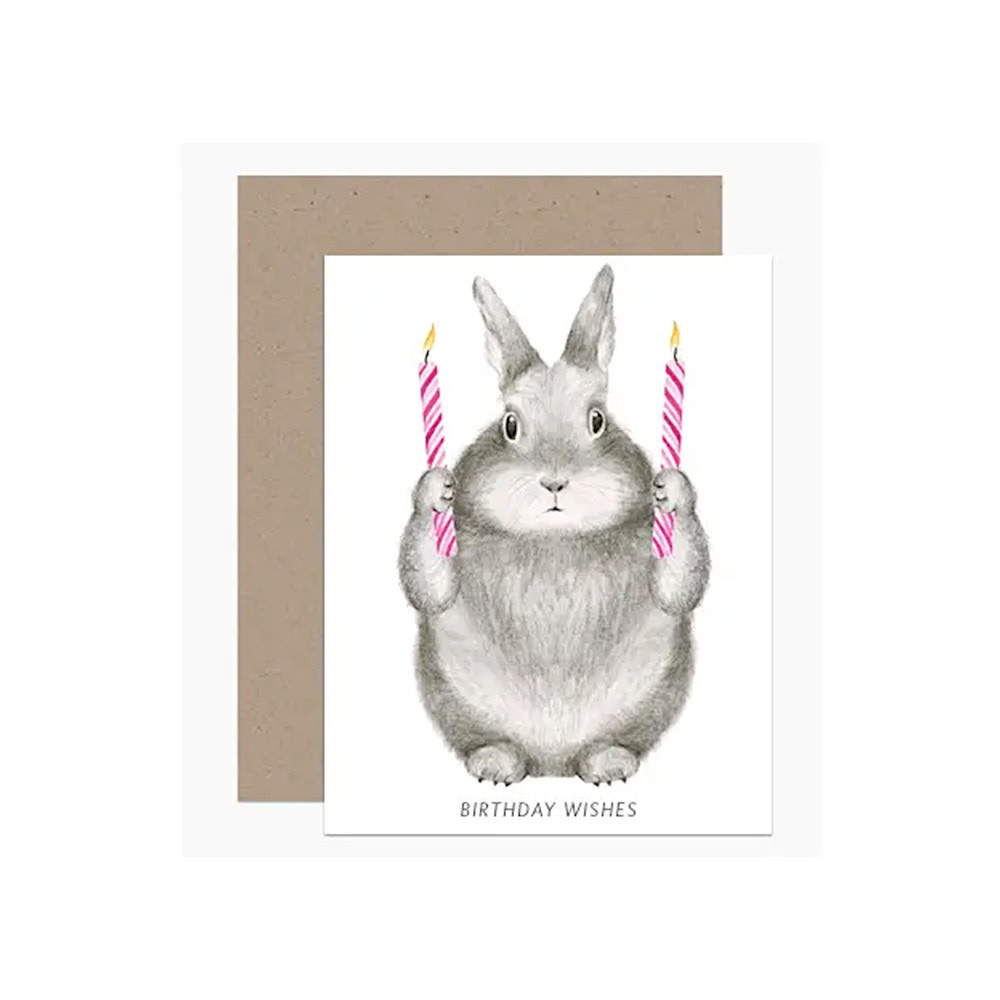 Dear Hancock - Birthday Wishes Bunny Card