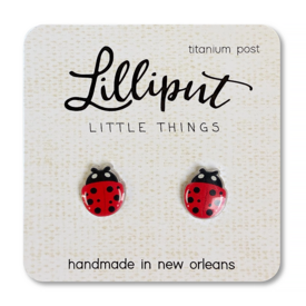 Lilliput Little Things Lilliput Little Things Earrings - Ladybug