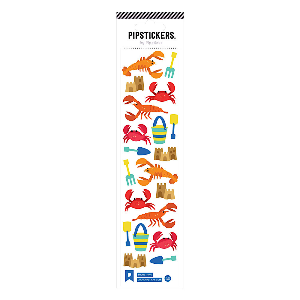 Pipsticks Pipsticks Sticker Sheet - Shore Thing