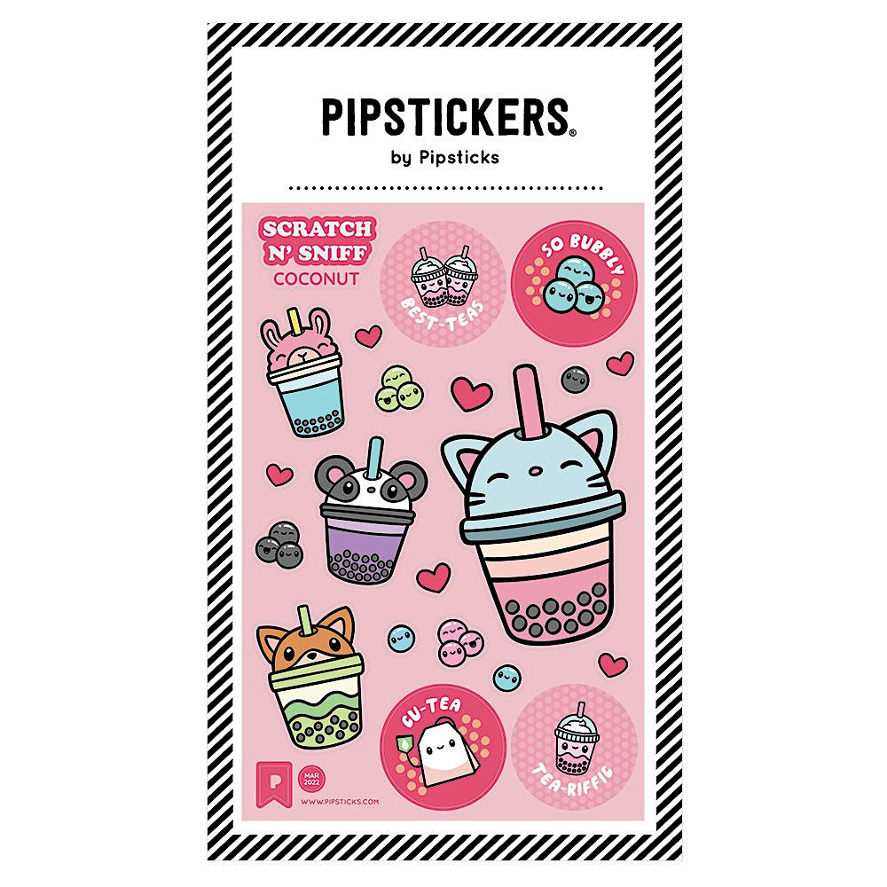 Pipsticks - Bubbly Best-Teas Scratch n' Sniff Sticker