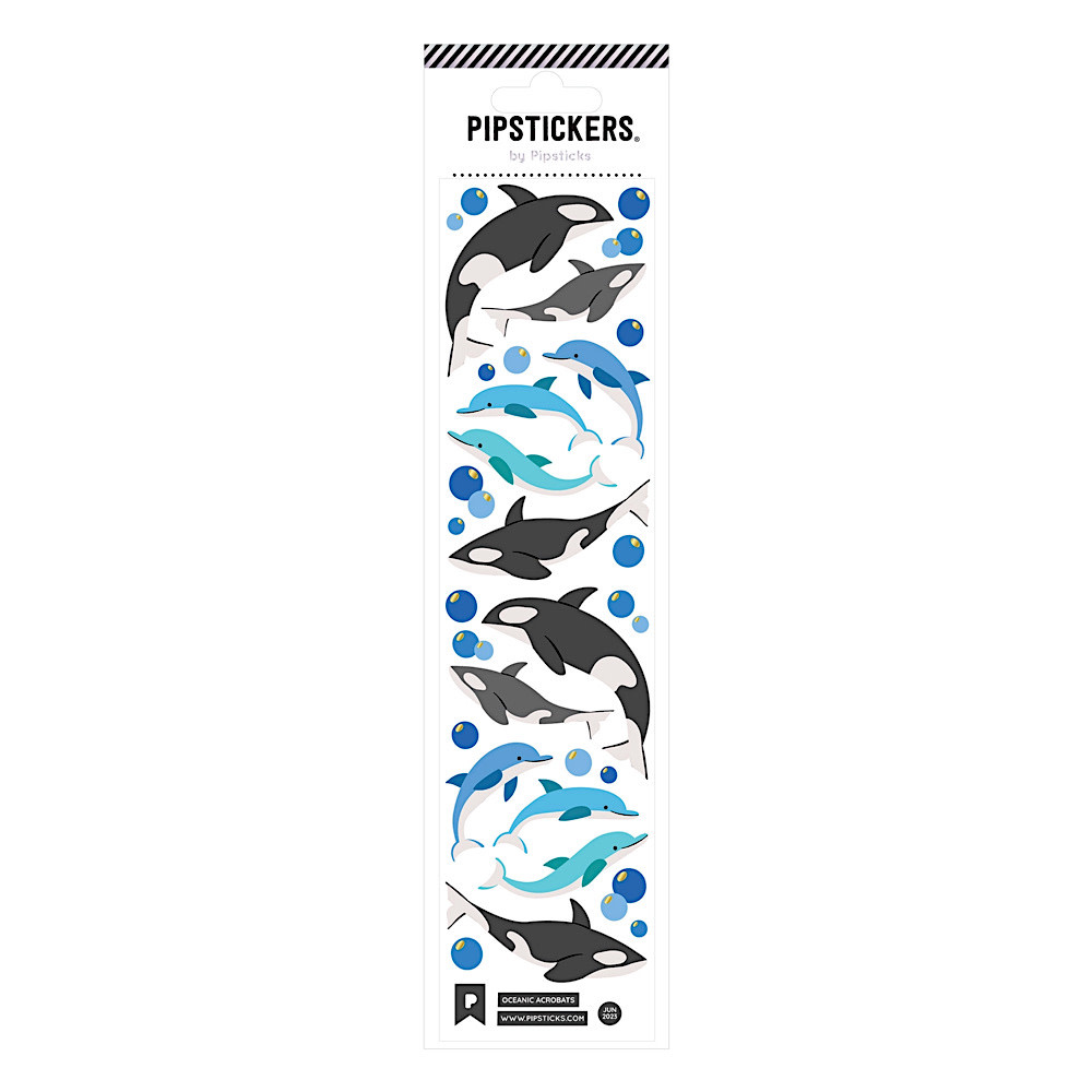Pipsticks Pipsticks Sticker Sheet - Oceanic Acrobats