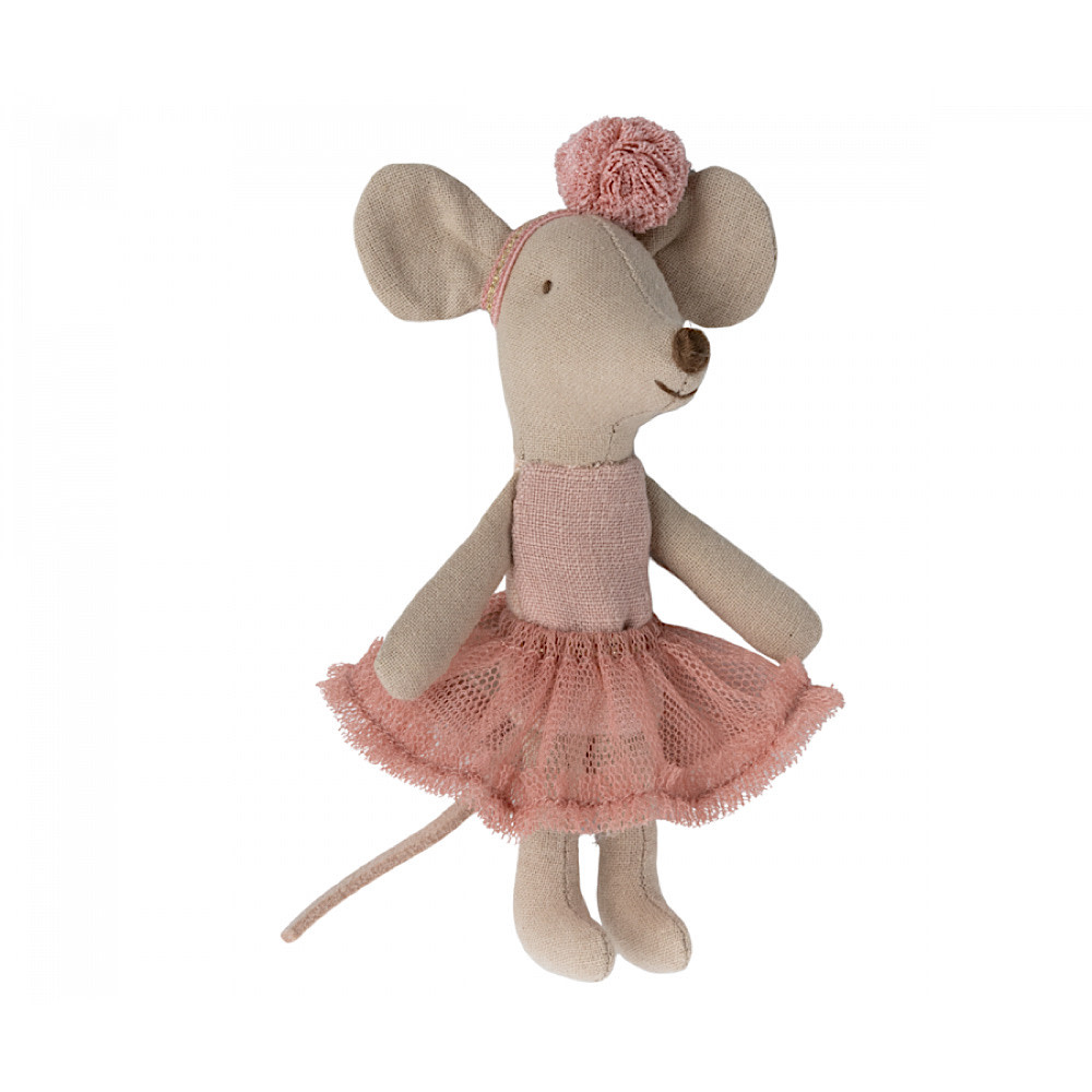 Maileg Maileg Little Sister Mouse - Ballerina - Rose