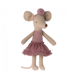 Maileg Maileg Mouse - Big Sister - Ballerina in Heather Purple