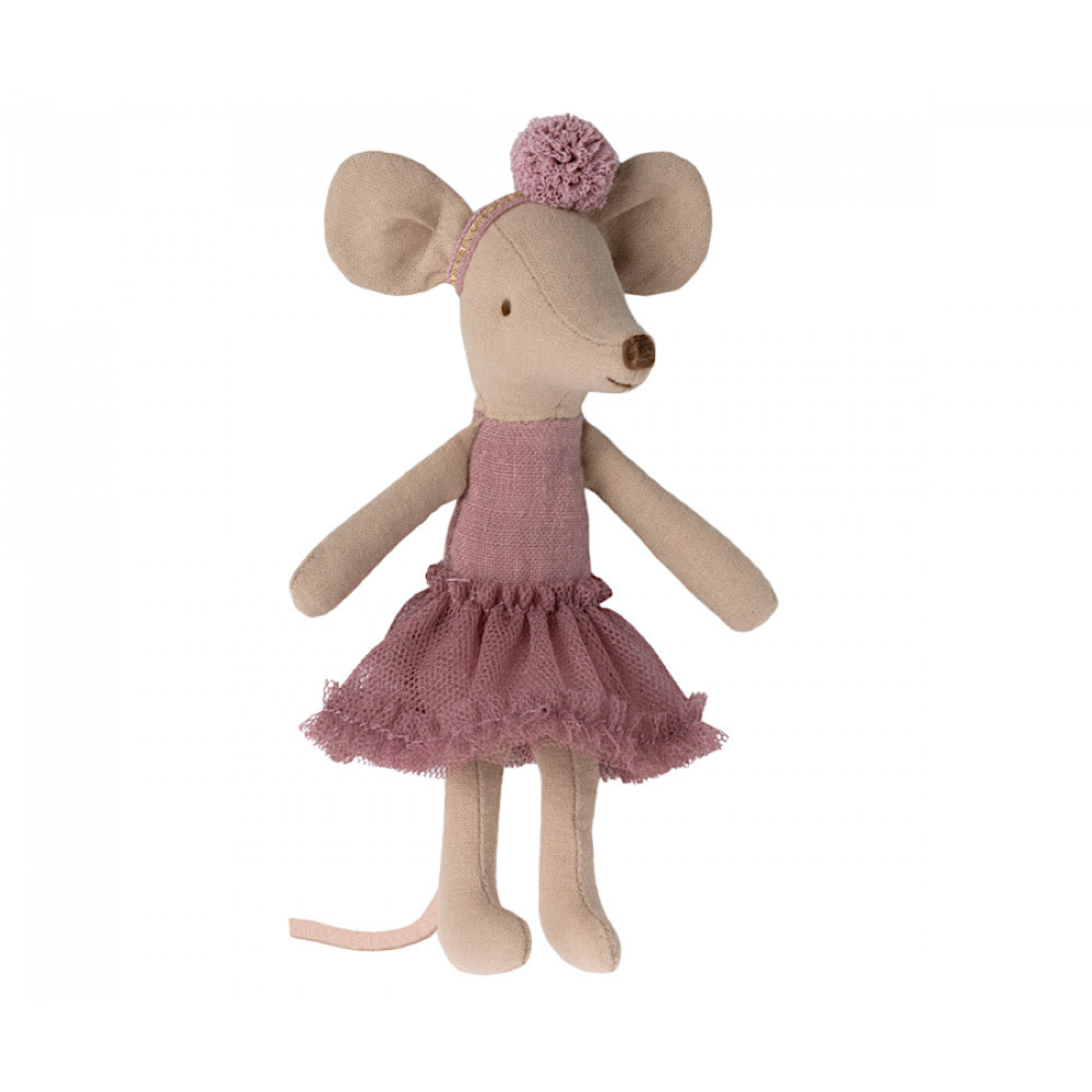 Maileg Maileg Big Sister Mouse - Ballerina - Heather Purple