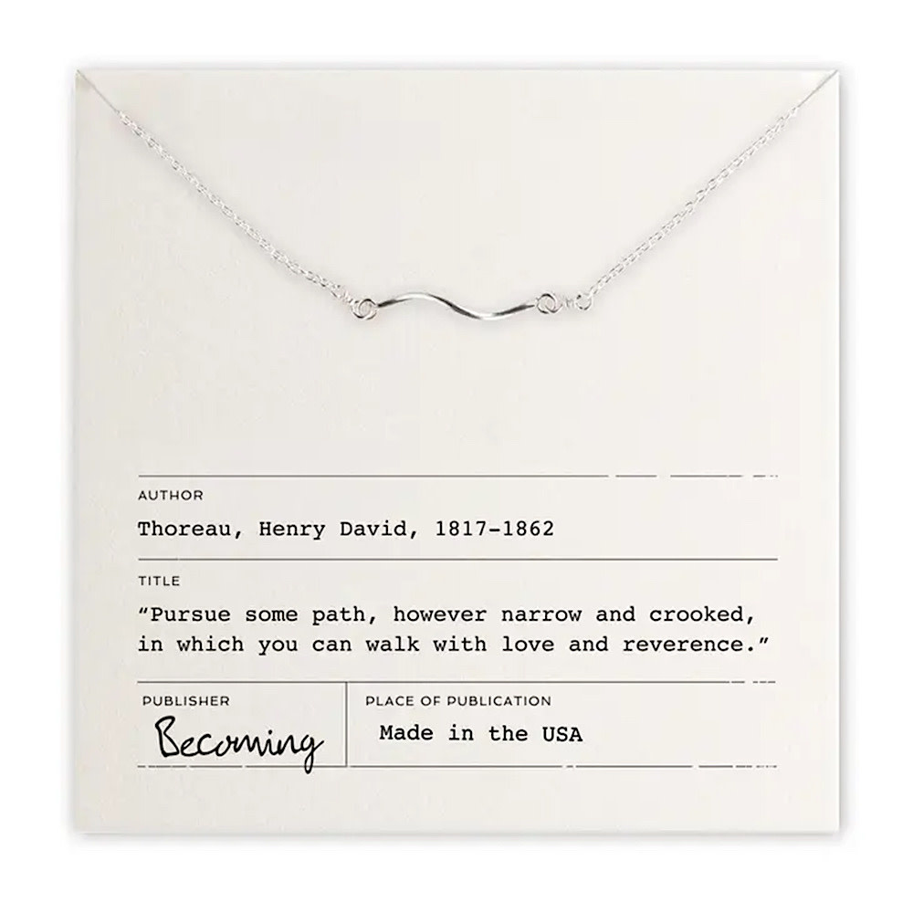 Becoming Jewelry - 16" Necklace - Path - Sterling Silver