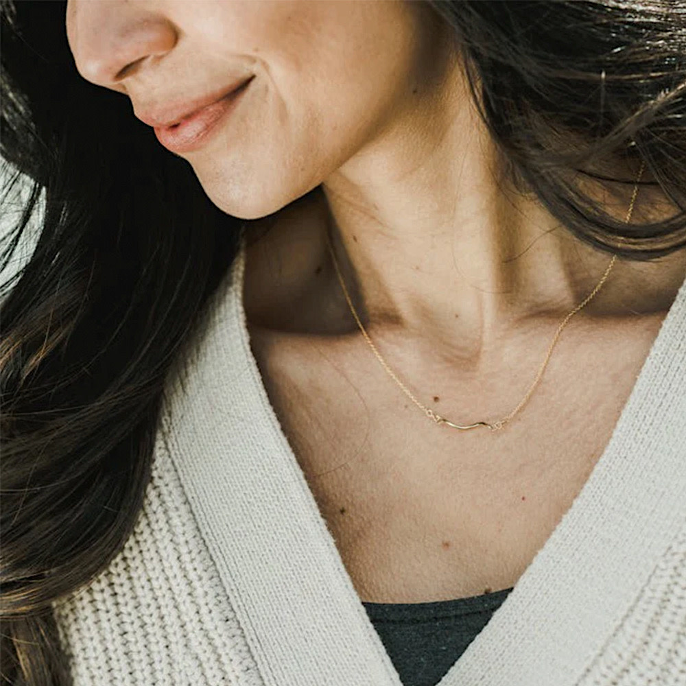 Becoming Jewelry - 16" Necklace - Path - Sterling Silver
