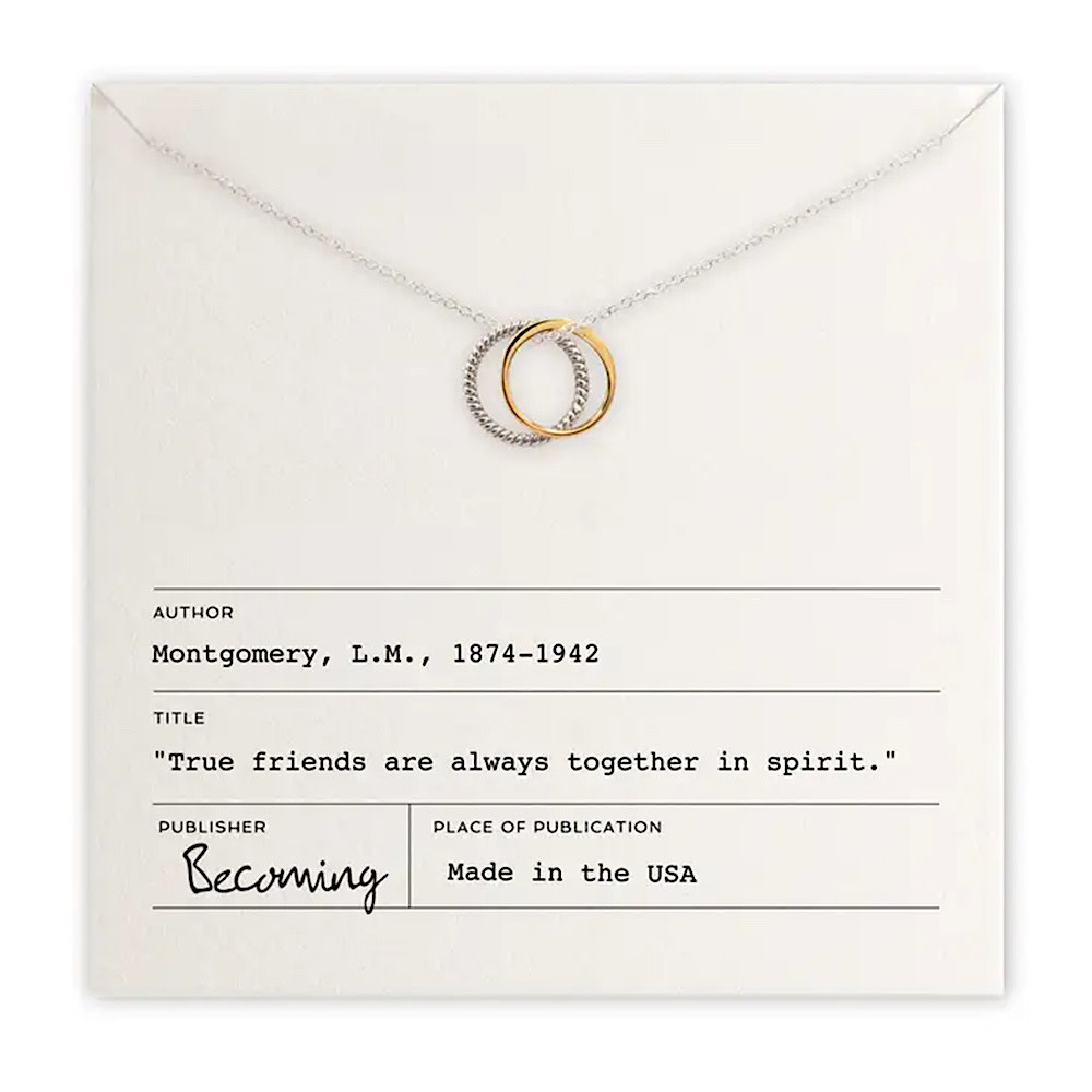 Becoming Jewelry - 18" Necklace - True Friends - Mixed Metal