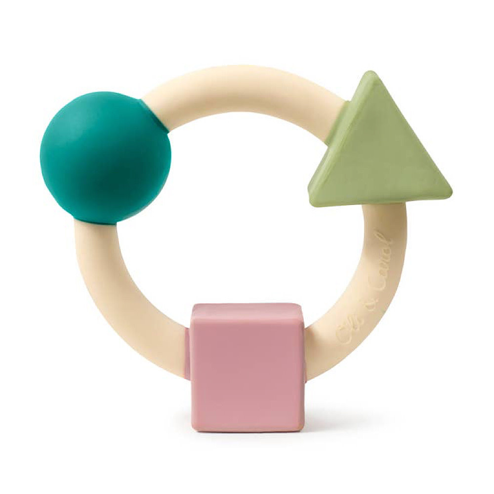 Oli & Carol - Bauhaus Teething Ring - Pastel