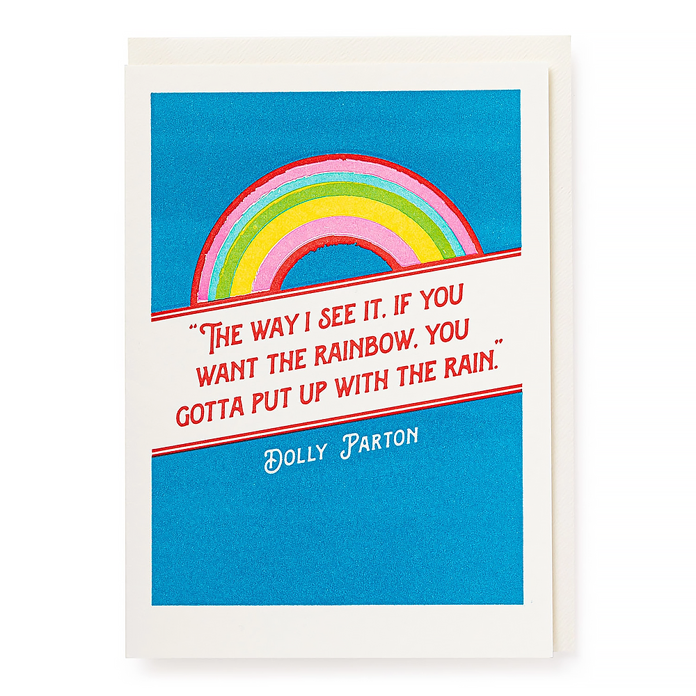 Archivist Gallery Archivist Gallery - Dolly Parton Rainbow Card