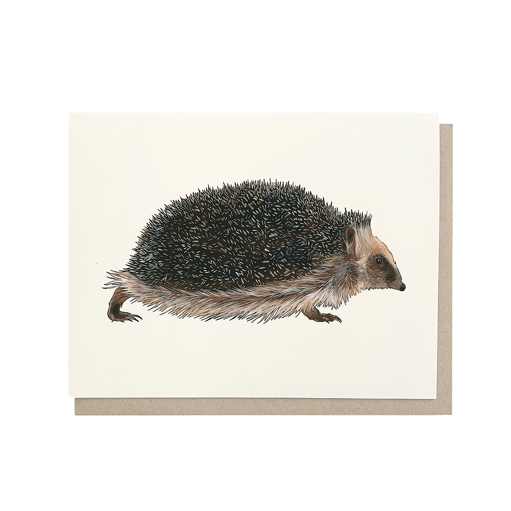 Irene Akio Card - Hedgehog