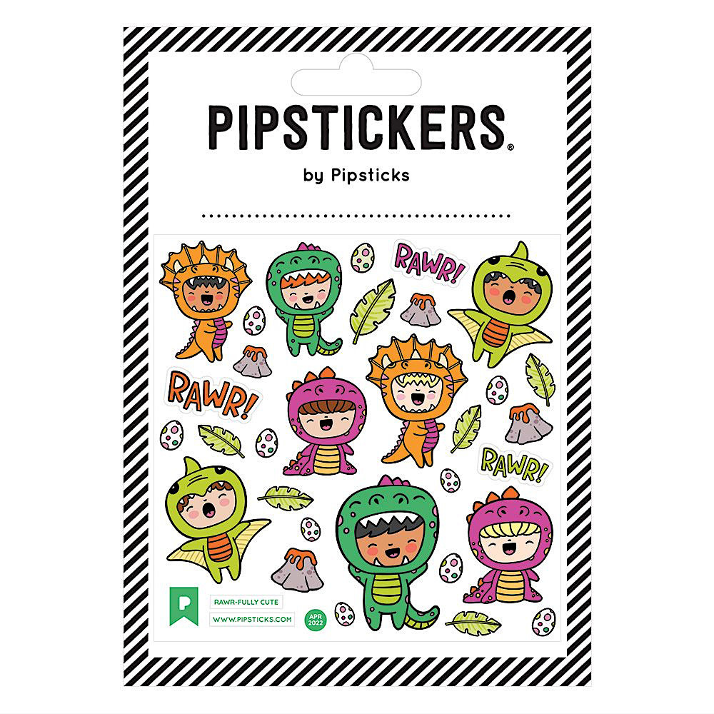 Pipsticks Pipsticks - Rawr-fully Cute Sticker