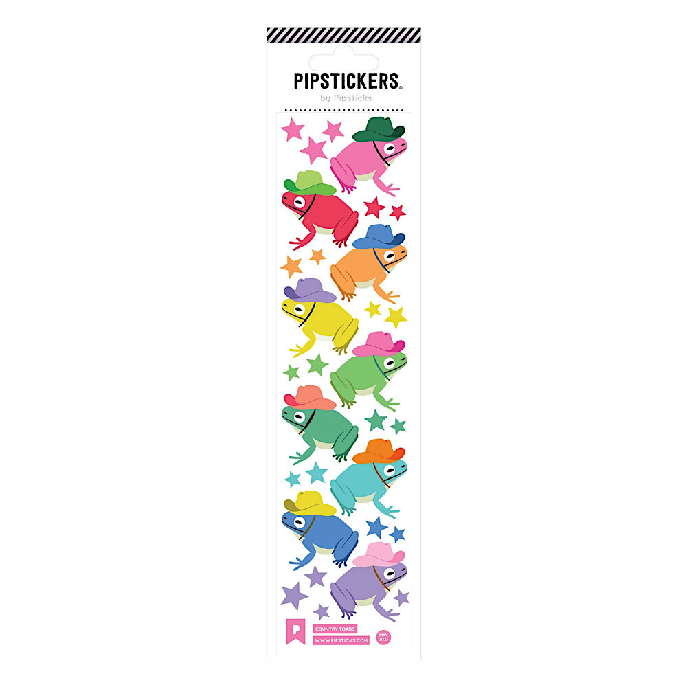Pipsticks Pipsticks Sticker Sheet - Country Toads