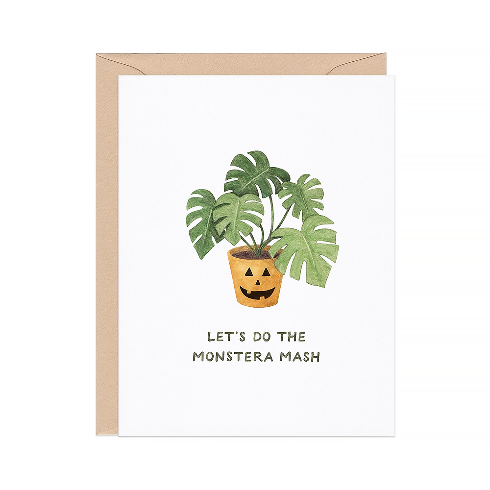 Amy Zhang Card - Monstera Mash Halloween