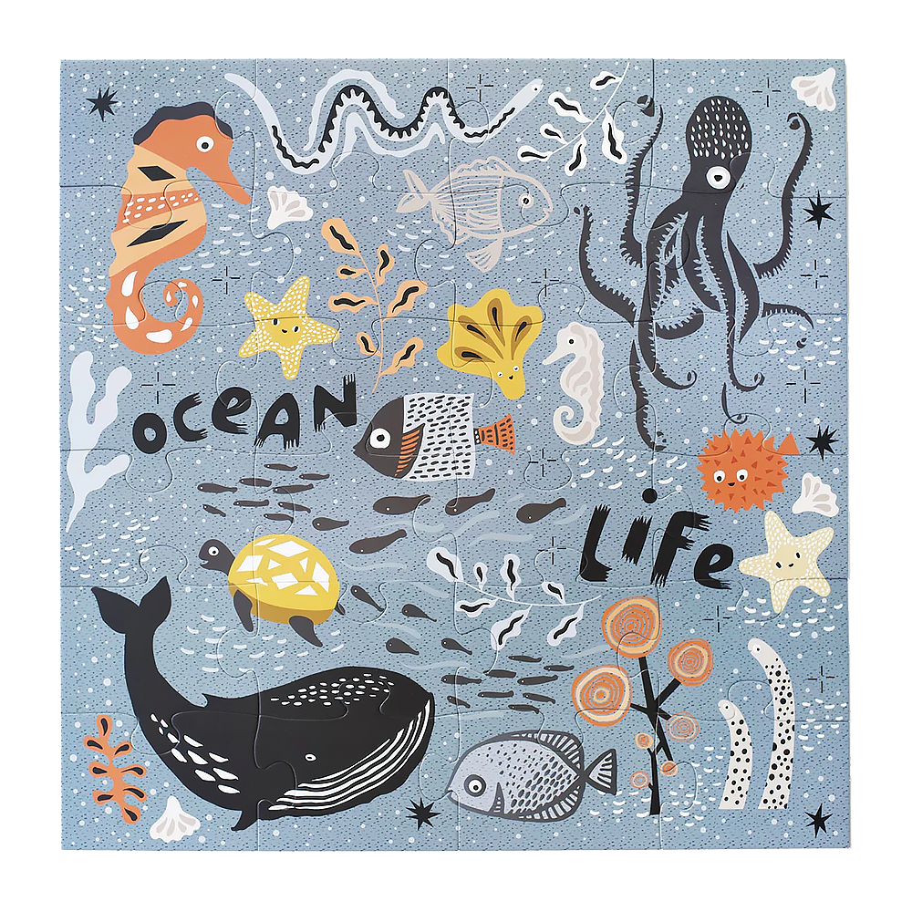 Wee Gallery Floor Puzzle - Ocean Life