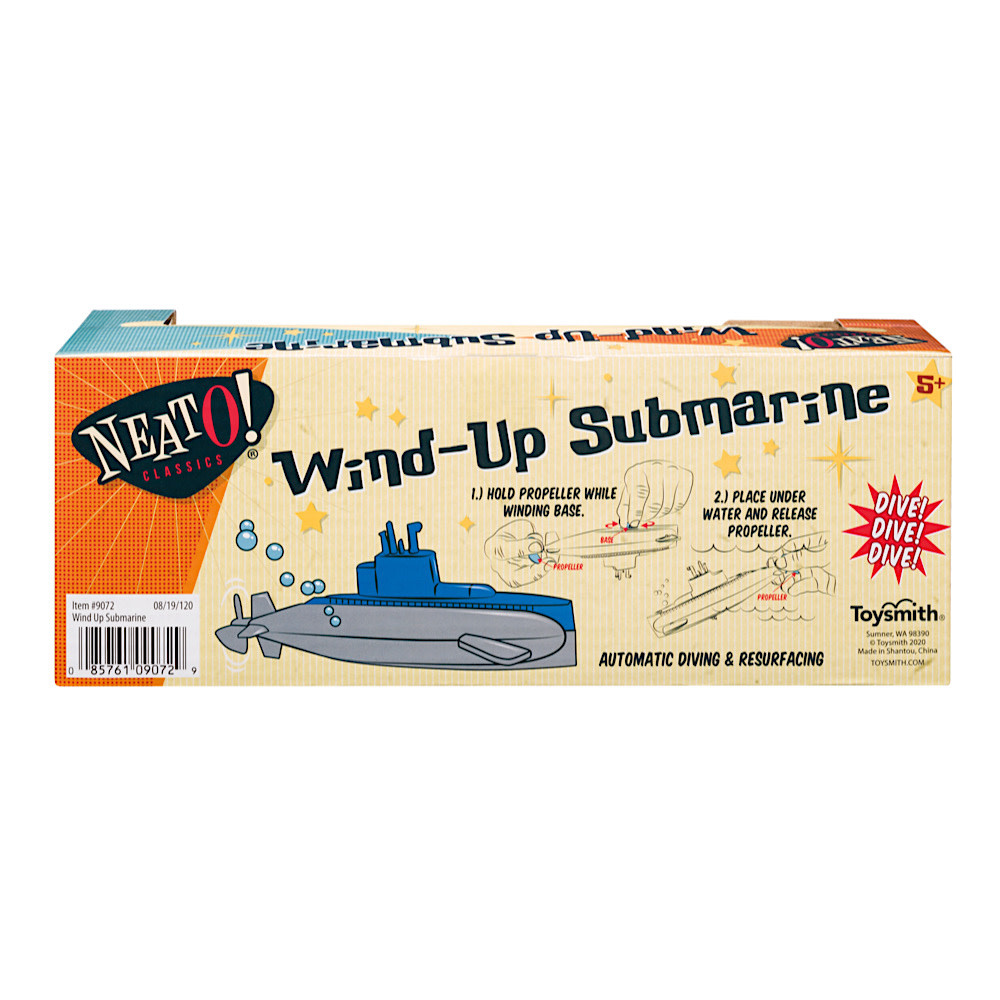 Classic Wind Up Diving Submarine