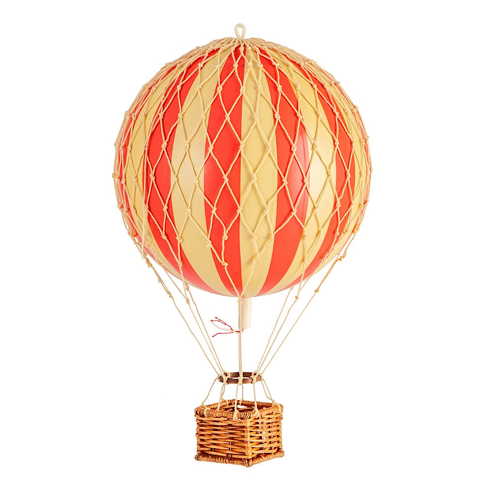 Hot Air Balloon - Floating The Skies - True Red - 8.5cm